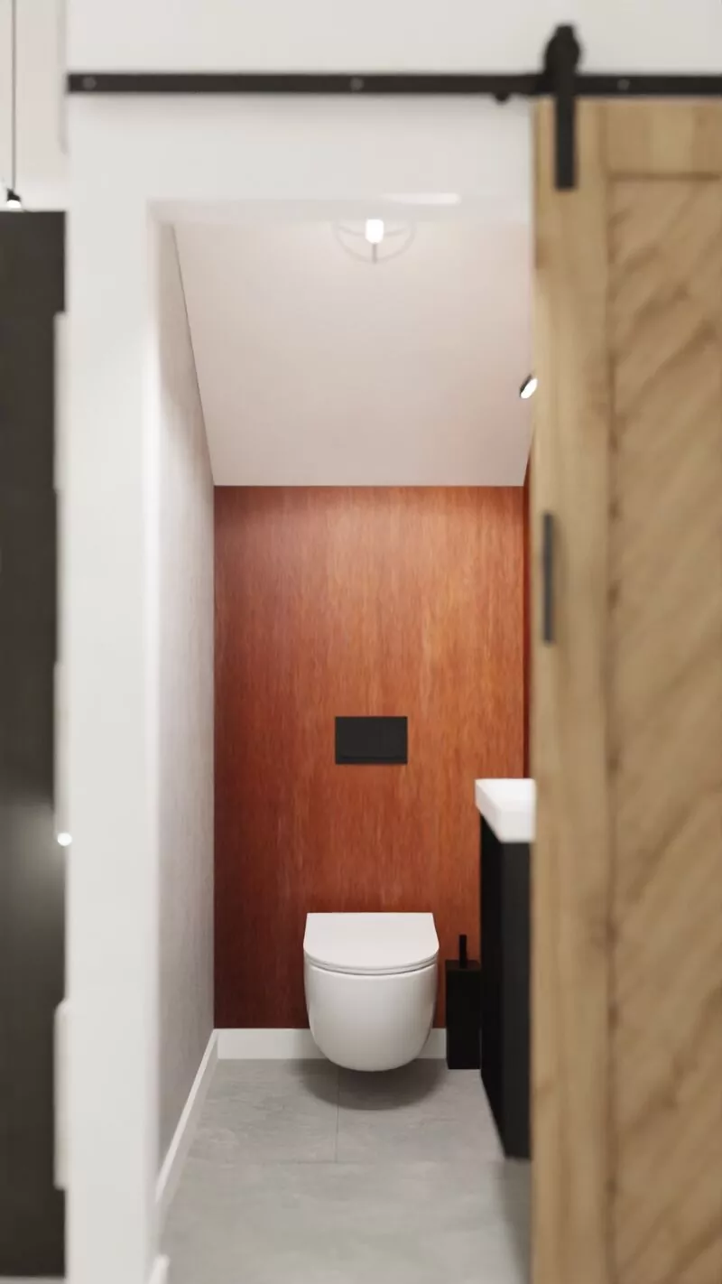 nowoczesna lazienka male wc Wilanow