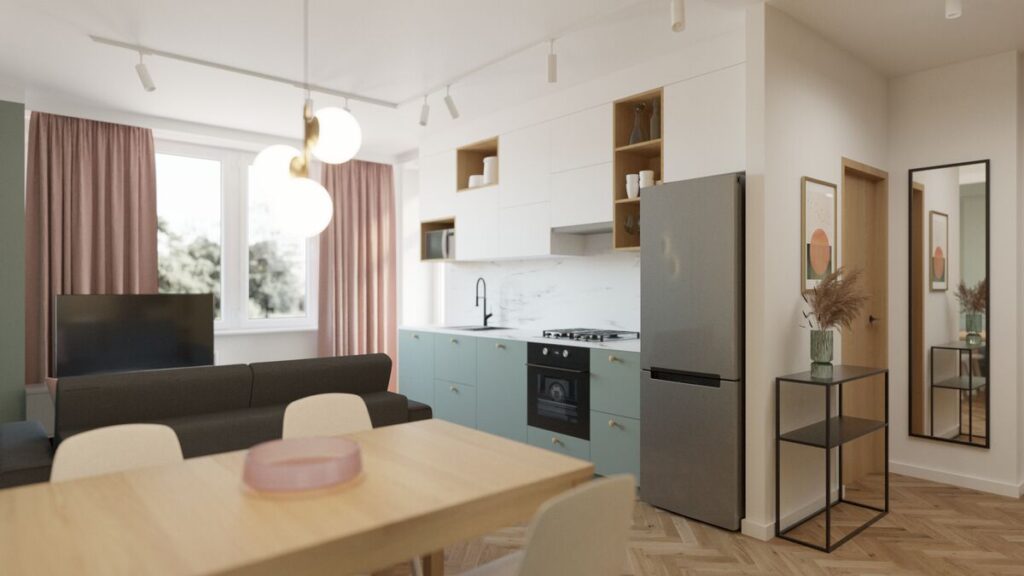Jak urządzić małe mieszkanie 40 m – projekt Warszawa Ursus