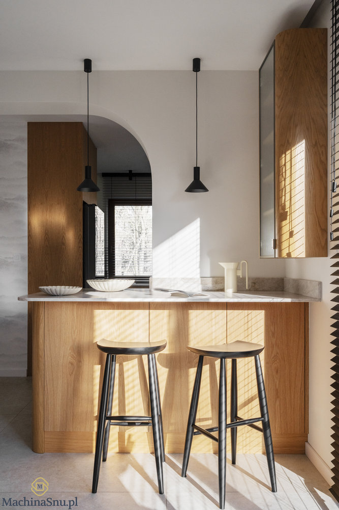 Mieszkanie w stylu Japandi dla rodziny